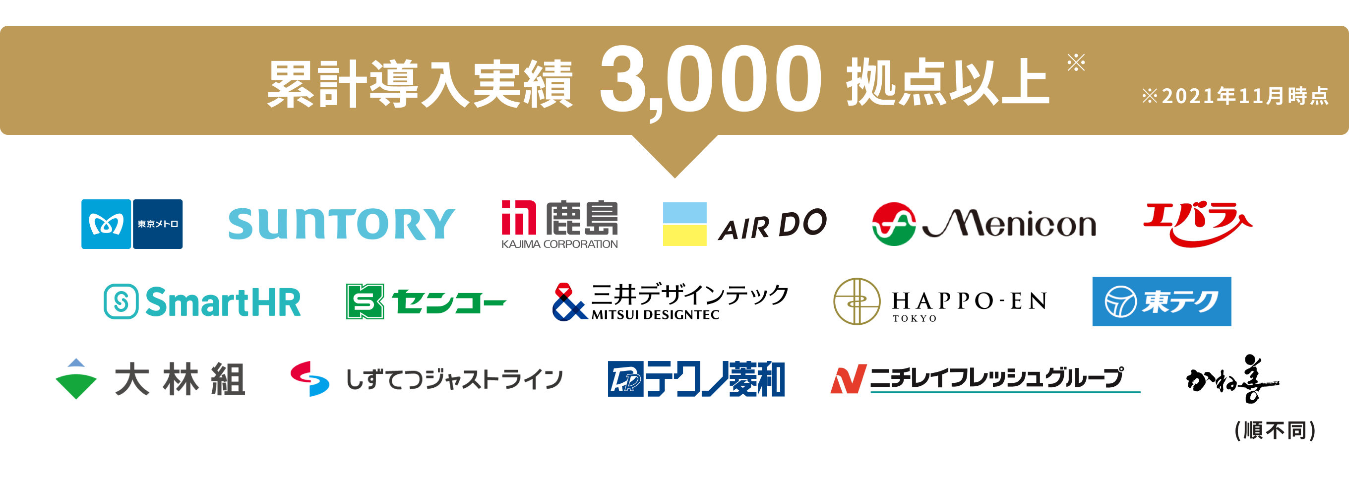 導入企業様のロゴ