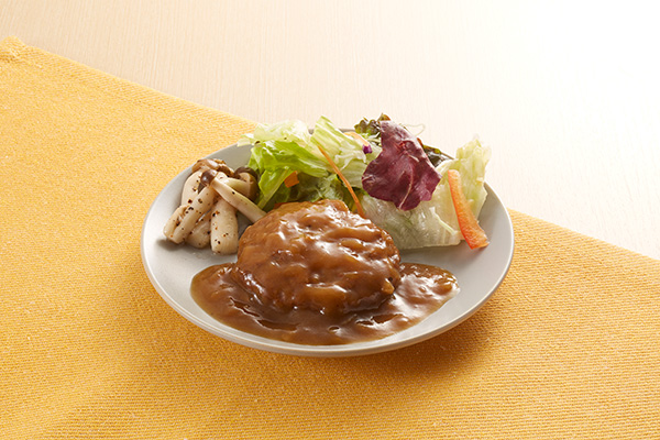 直火焼き和風ハンバーグ特製玉ねぎソース